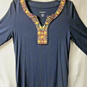 Navy Women's Med Blouse
